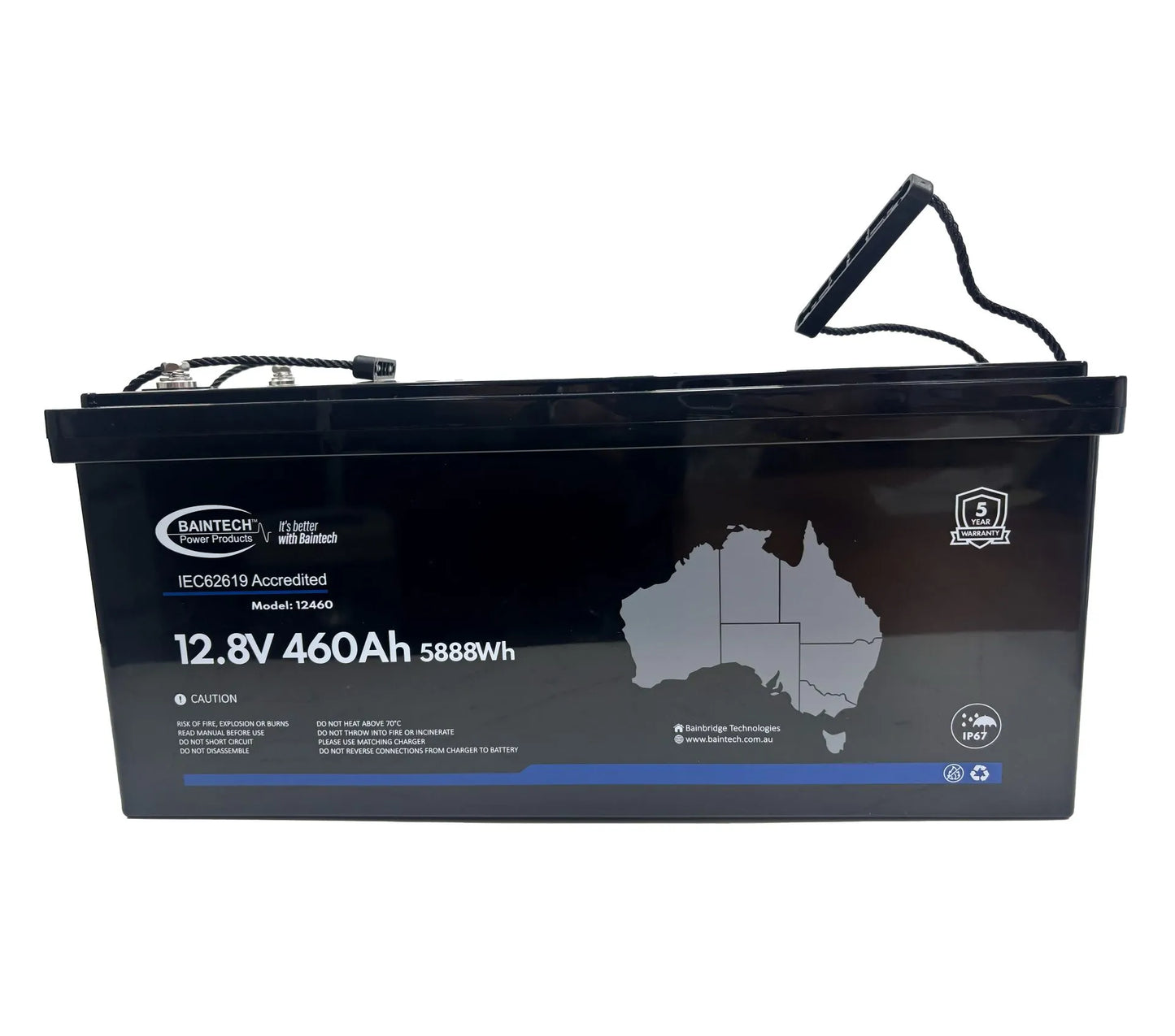 Baintech Elite Lithium Battery 12V 460AH Bluetooth Continuous BMS