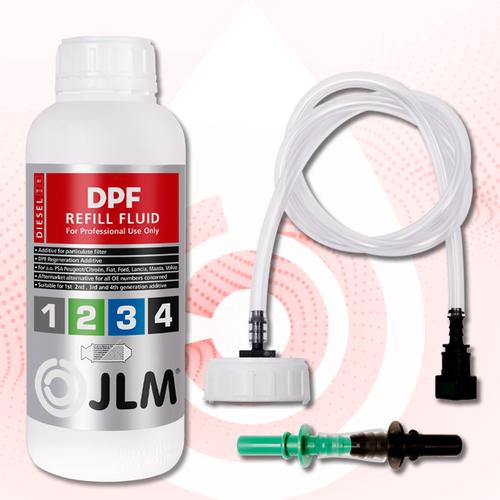 JLM Diesel DPF Refill Fluid 1ltr Kit (1pc with Filler Cap)