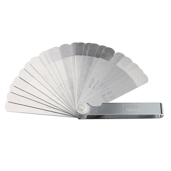 Feeler Gauge - Dual Straight 22 Blade Metric/Imperial 0.102-0.686mm (0.004”– 0.686mm 0.027”)
