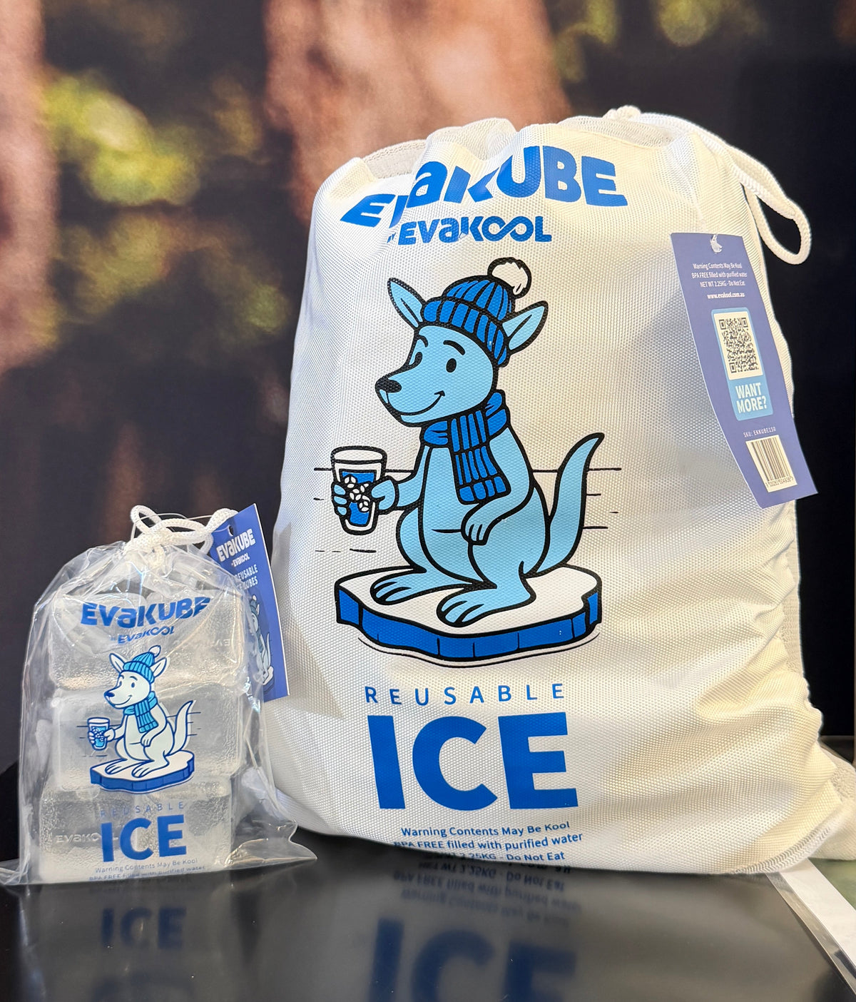 EvaKool EvaKube Reusable Ice Cubes 6 Pack