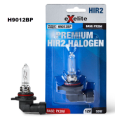 PREMIUM HALOGEN GLOBE - HIR2 12V 55W PX20d