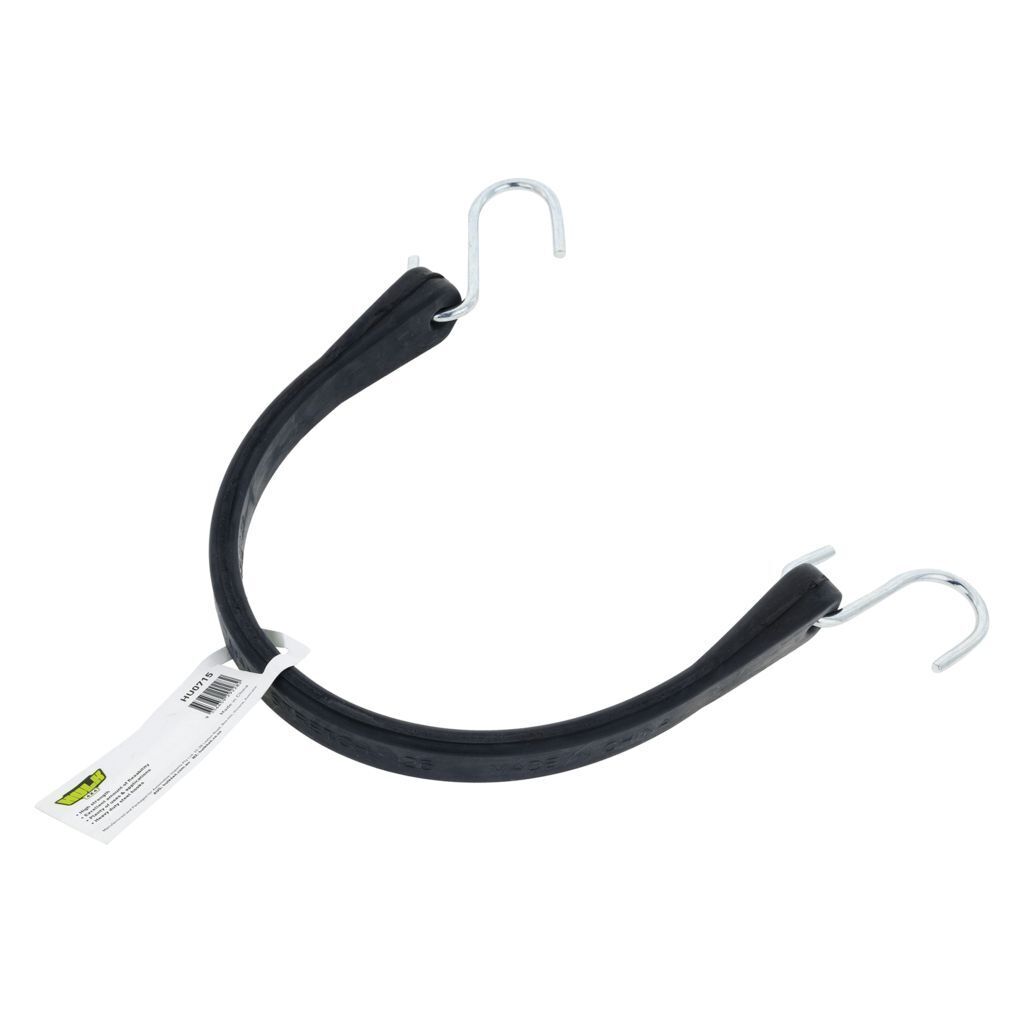 15" BASIC RUBBER STRAP STEEL HOOKS BASIC STRAP