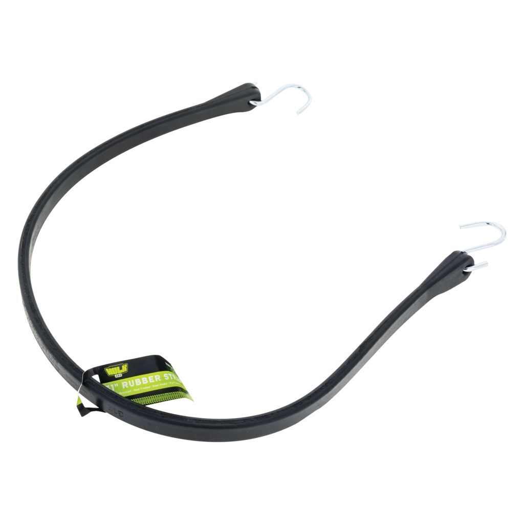 31" RUBBER STRAP STEEL HOOK BASICS TIE DOWN STRAP