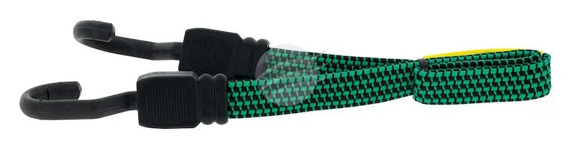 FAT BUNGEE 60CM GREEN 19MM WIDE NON SCRATCH HOOK