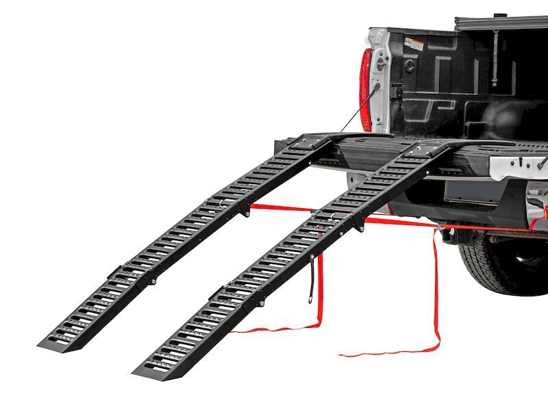 2 IN 1 FOLDABLE STEEL RAMPS PKT 2 CAR RAMP & LOADING RAMP