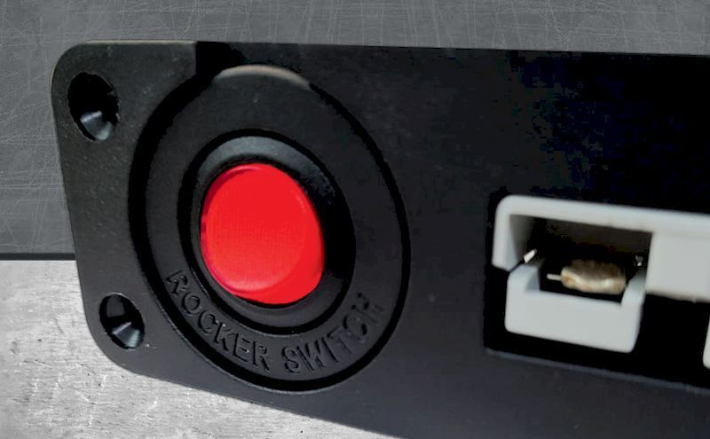ROCKER SWITCH RED LED 12V T/S FLUSH & SURFACE MOUNT HOUSINGS