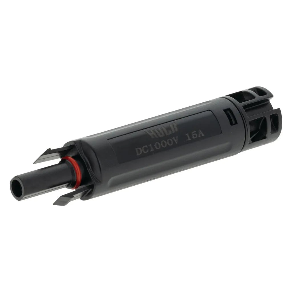 15amp FUSED MC4 SOLAR CONNCTOR 1,000V WITH FUSE IP68 RATING