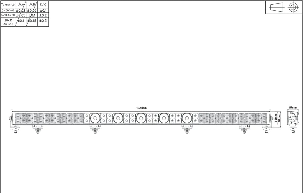 LASER LED DRIVING LMP LIGHTBAR COMBO BEAM 9-36V 372W 28,000