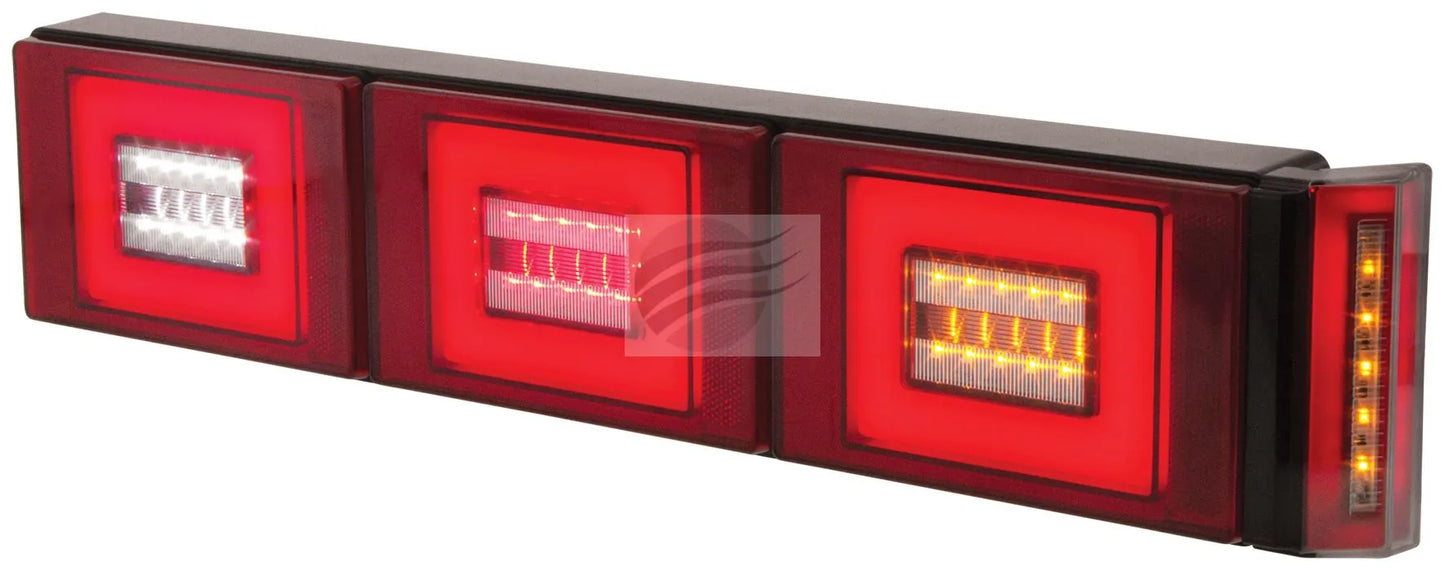 Zeon LED Jumbo Triple Combination Lamp with Side Indicator Stop/Tail/Indicator/Reverse