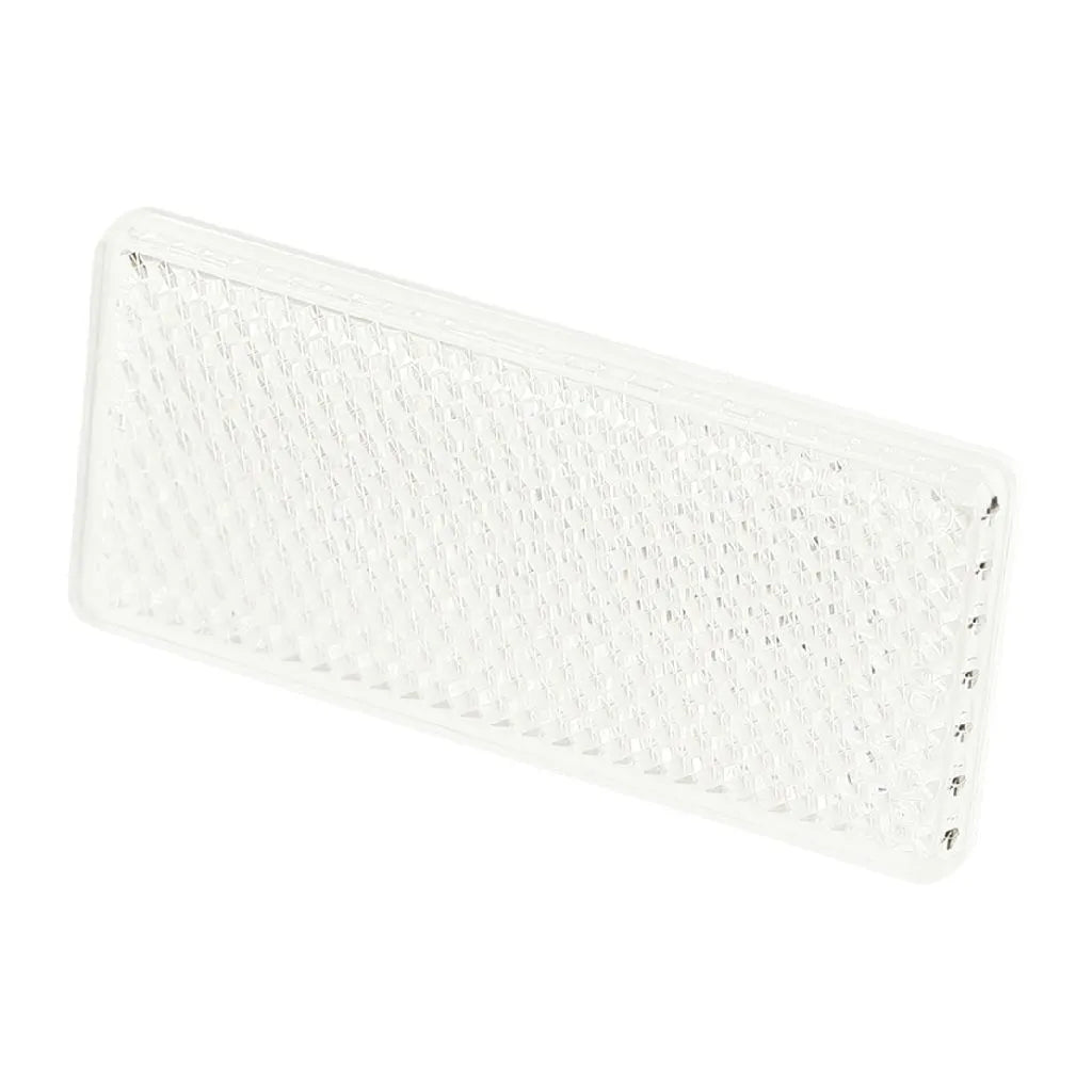 PKT 1 CLEAR REFLEX REFLECTOR SELF ADHESVE MOUNTING BASE
