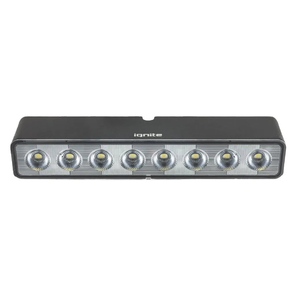 LED ANGLED WORKLAMP FLOOD BEAM 70 Deg 9-36V 48W 8 LEDs BLACK