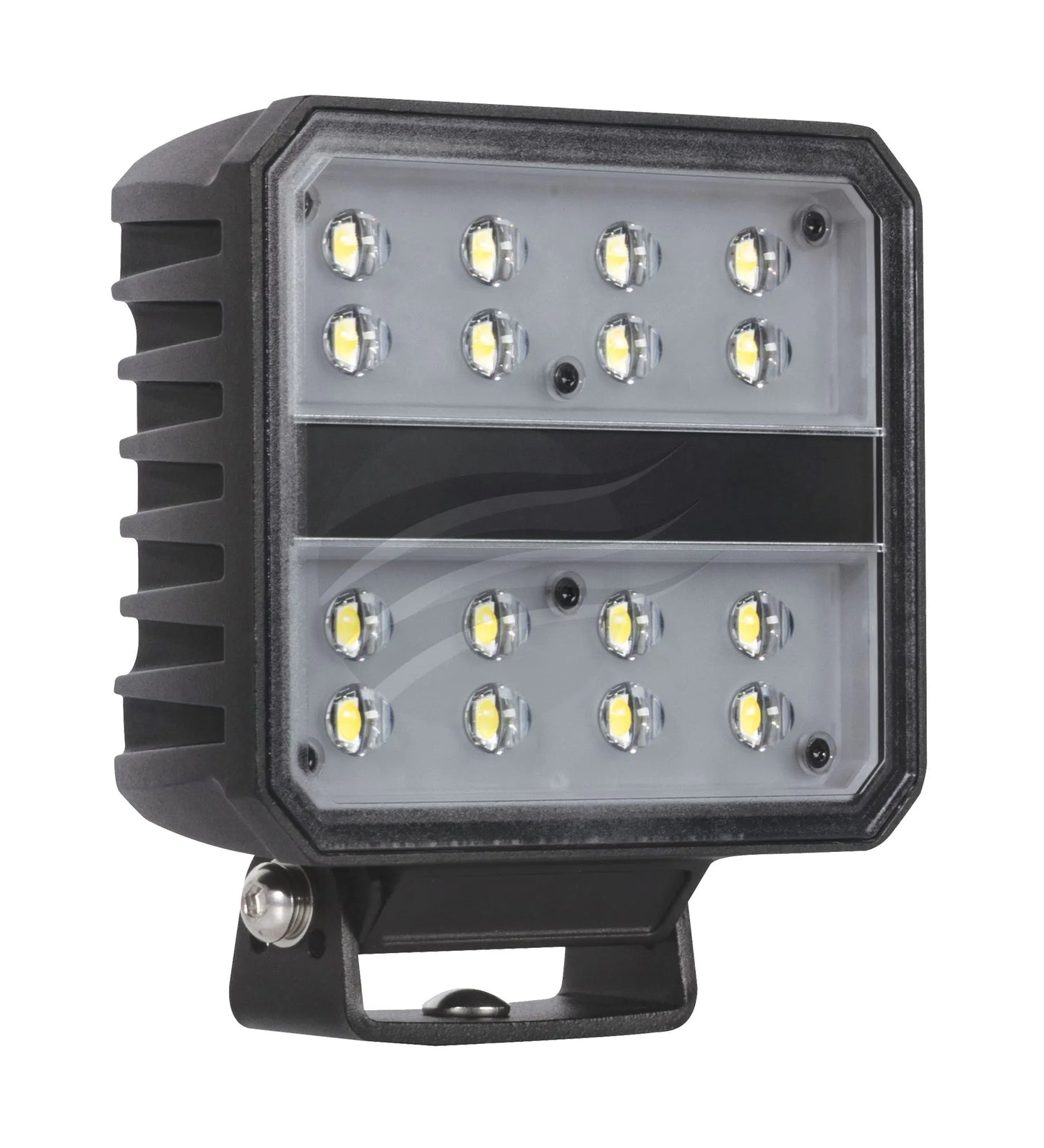 LED RECTGL WORKLAMP FLOOD BEAM 80 Deg 9-36V 40W 8 LEDs BLK