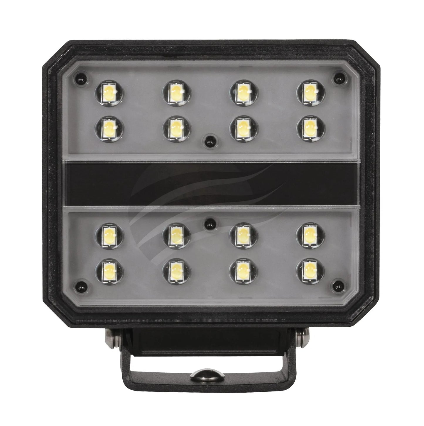 LED RECTGL WORKLAMP FLOOD BEAM 80 Deg 9-36V 40W 8 LEDs BLK