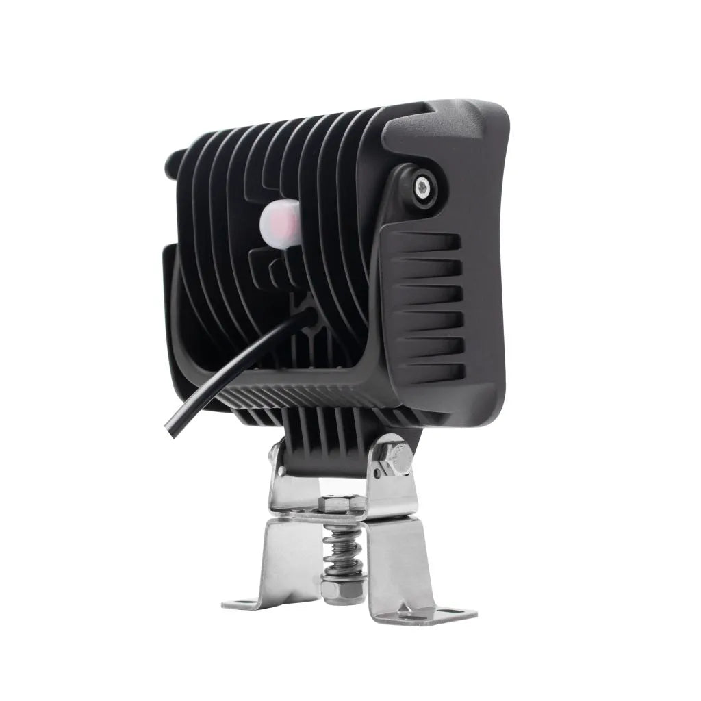 LED SQUARE WORKLAMP SPOT BEAM W/HANDLE & SWTCH 9 - 36V 54W 9