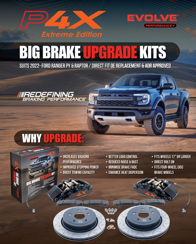 EVOLVE P4X BIG BRAKE UPGRADE RANGER PY WILDTRAK RAPTOR