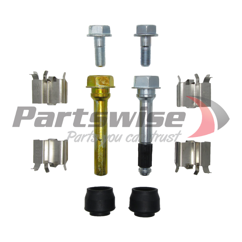 PW20003 Caliper Hardware Kit Suits single piston caliper. DB1383 pad.