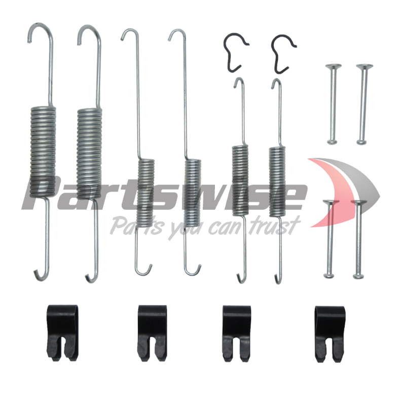 PW20071 Drum Brake Hardware Kit Axle kit without adjusters