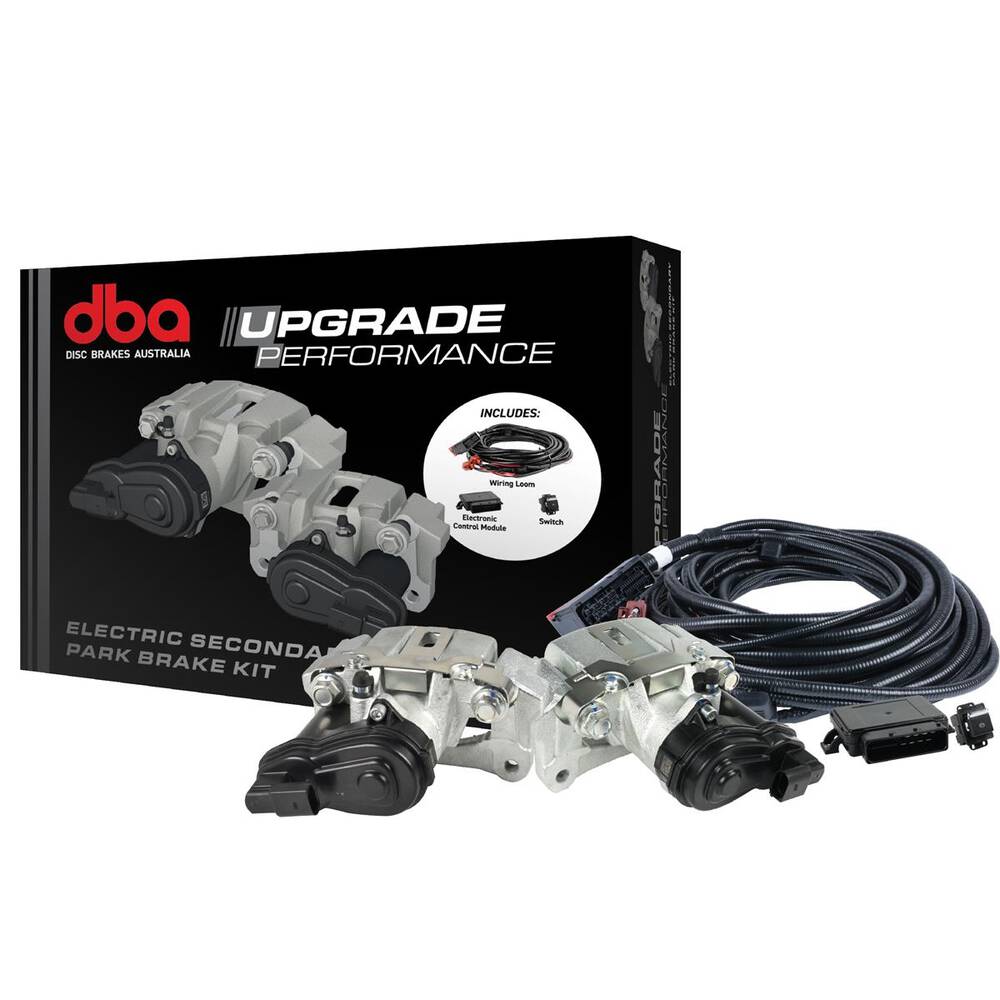 DBA Electric Secondary Park Brake Toyota Landcruiser 70 series 01/2007 on Electric Secondary Park Brake (OE Handbrake Lever)