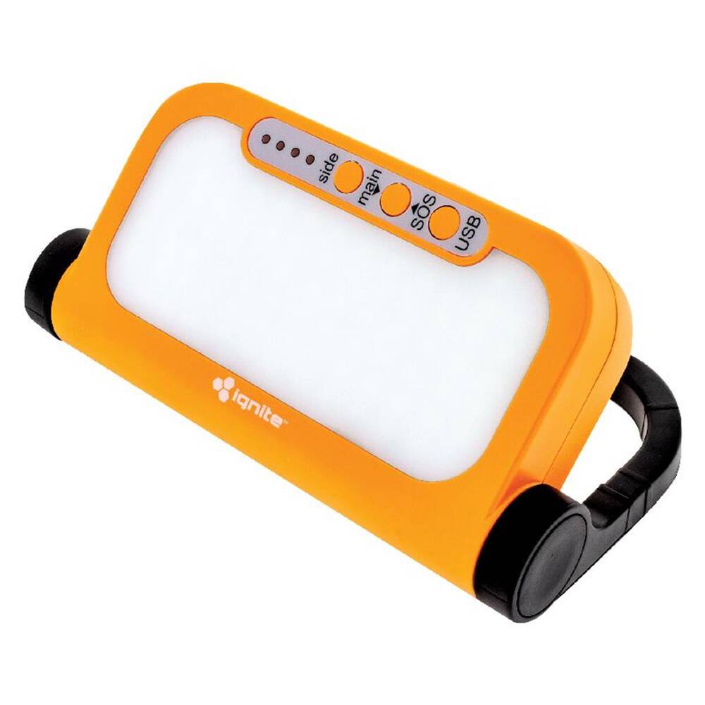 RECHARGEABLE LED TORCH & FLOOD LIGHT 560Lmns MAIN 280 Lumens