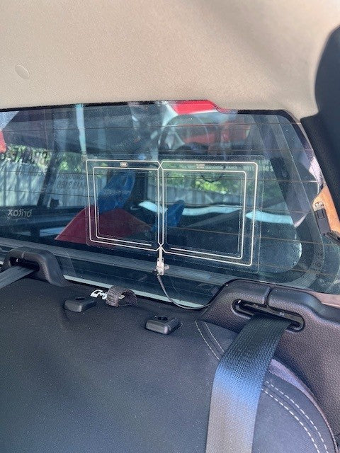 Transparent On-Glass UHF CB Antenna (4.5dBi gain)