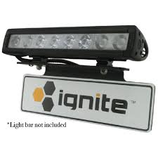 LICENCE PLATE BRACKET TO MOUNT LED DRIVING LAMP LIGHTBAR BLK