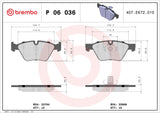 BREMBO BRAKE PAD - BMW