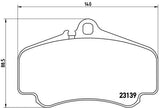 BREMBO BRAKE PAD - PORSCHE FRONT