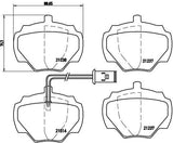 BREMBO BRAKE PAD - LANDROVER REAR