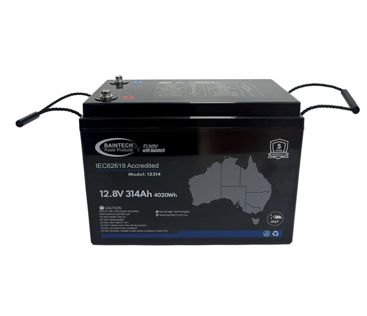 Baintech Elite Lithium Battery 12V 314AH Bluetooth Continuous BMS