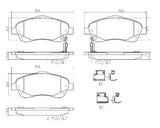 BREMBO BRAKE PAD - TOYOTA