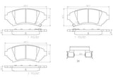 BREMBO BRAKE PAD - CHEV