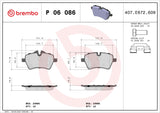 BREMBO BRAKE PAD - mini front