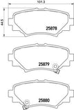 MECH H/BRAKE BREMBO BRAKE PAD - MAZDA 3 REAR