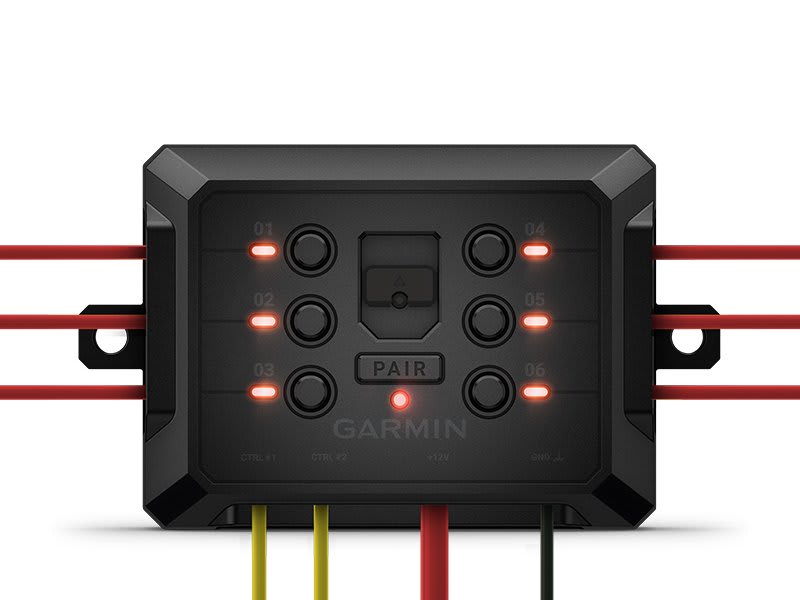 Garmin PowerSwitch in use