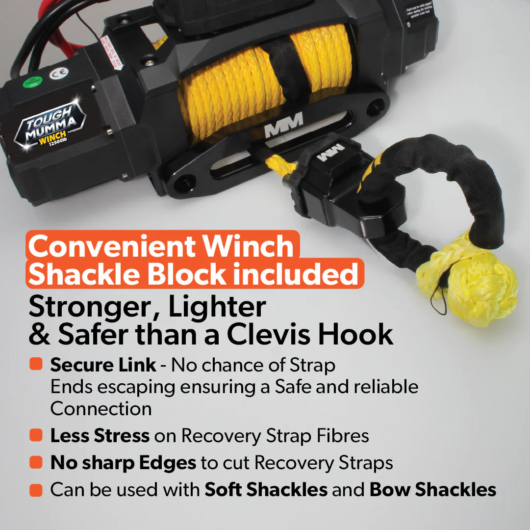 4x4 Winch with Synthetic Rope 12500LB | Tough Mumma