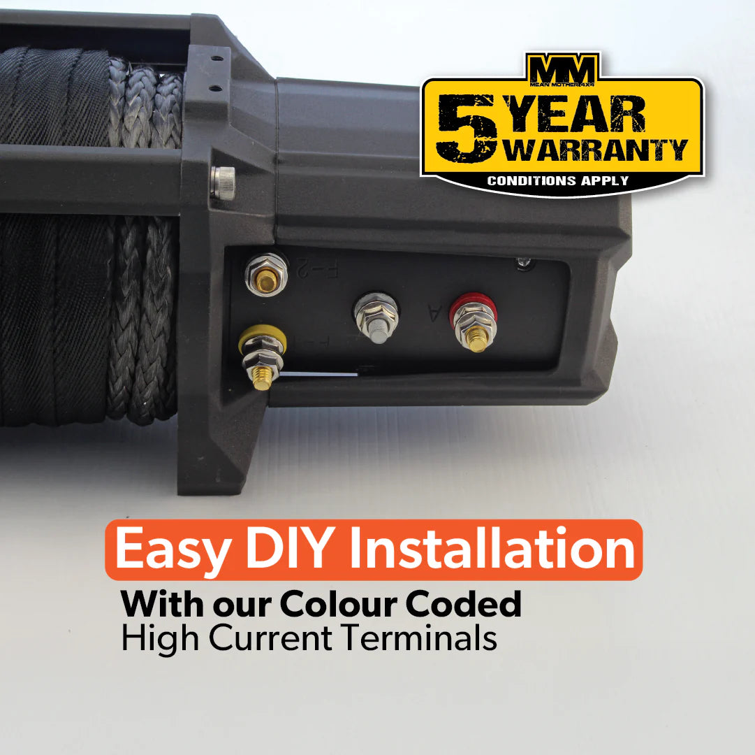 4x4 Winch with Synthetic Rope 12500LB | Tough Mumma