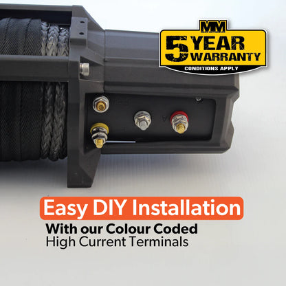 4x4 Winch with Synthetic Rope 12500LB | Tough Mumma