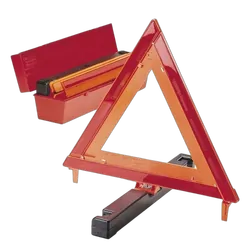 EMERGENCY SAFETY TRIANGLE KIT SET OF 3 VELCRO FEET