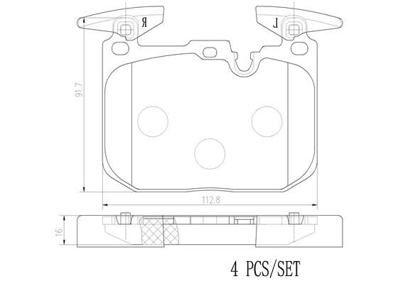 BREMBO BRAKE PAD - BMW/MINI