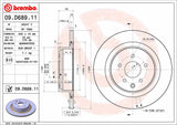 BREMBO BRAKE DISC - INFINITI REAR