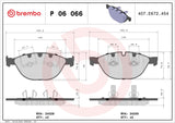 BREMBO BRAKE PAD - BMW FRONT