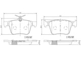 BREMBO BRAKE PAD - AUDI/SKODA/VW