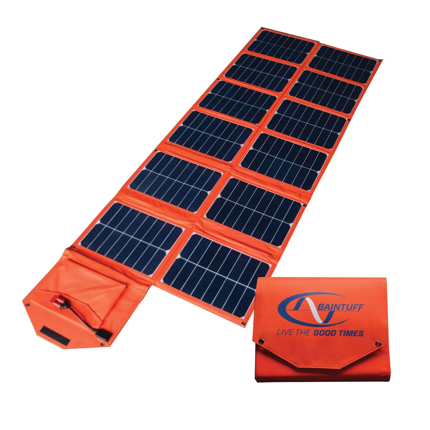 Baintech Foldable Solar Blanket 180W - Orange With Pwm