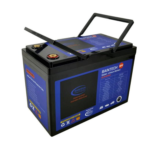 Extreme 150Ah 12.8V Baintech Lithium Battery with 200A BMS & Bluetooth