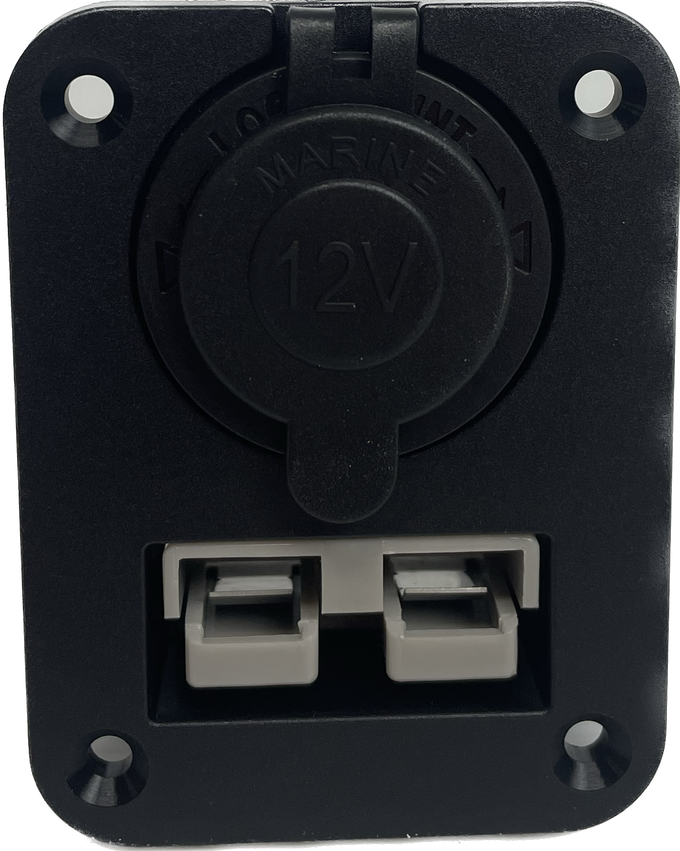 Single Anderson Plug Flushmount Panel Plus Ciga Socket