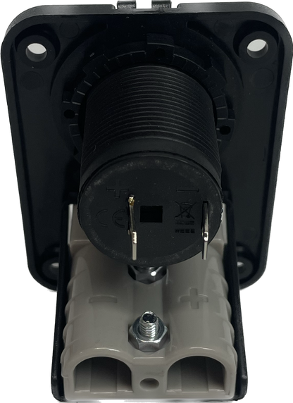 Single Anderson Plug Flushmount Panel Plus Ciga Socket