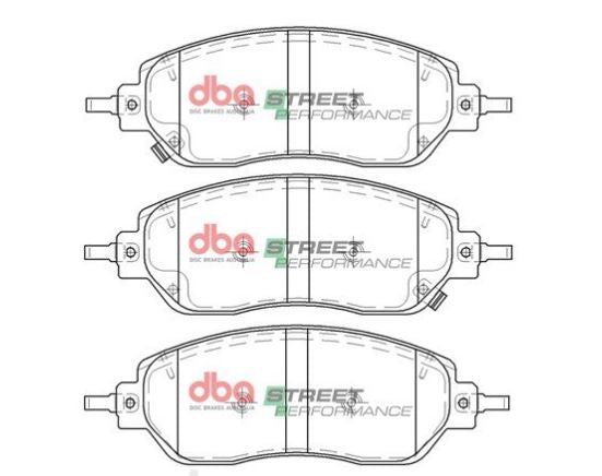 DBA SP STREET PERFORMANCE BRAKE PADS [Greatwall Cannon 2.0T 2019 -on F]