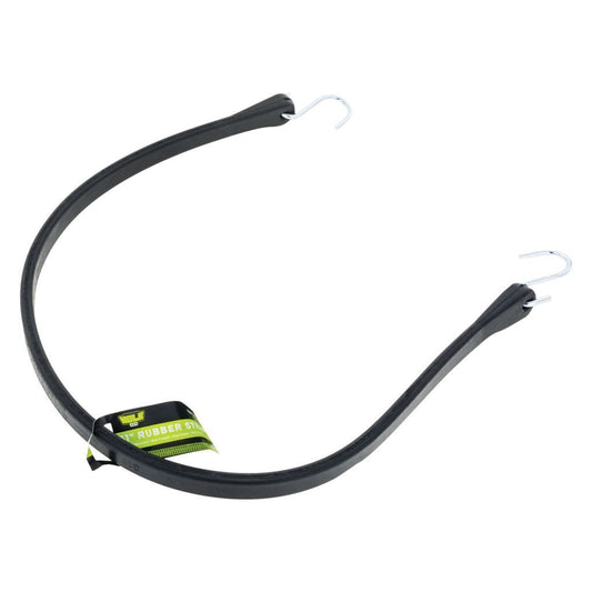 31" RUBBER STRAP STEEL HOOK BASICS TIE DOWN STRAP