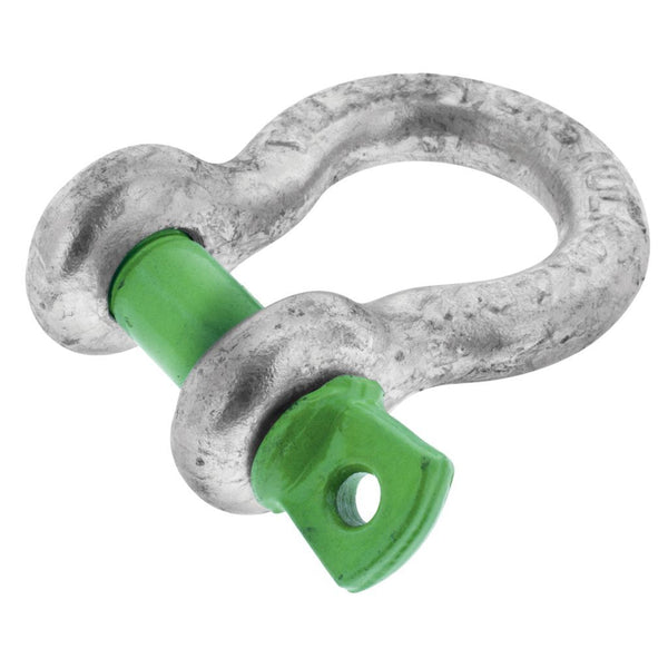 BOW SHACKLE 3250kg GALVINISED BODY DIA 16mm PIN DIA 19mm