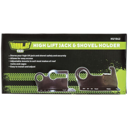 HIGH LIFT JACK & SHOVEL HOLDER ROOF MOUNTED      SUITS HU1010